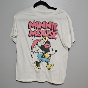 Minnie Mouse L T-Shirt - Cream